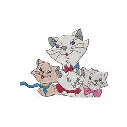 duchess aristocats family embroidery png