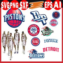 detroit pistons logo, detroit pistons svg, detroit pistons eps, detroit pistons clipart, pistons svg, nba svg