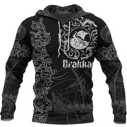 viking hoodie vegvisir withaven viking, all over print hoodie zip hoodie fleece hoodi 3d, vikings tattoo hoodie 3d ka154