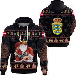 viking hoodie, denmark viking santa, all over print hoodie zip hoodie fleece hoodi 3d, vikings tattoo hoodie 3d ka160