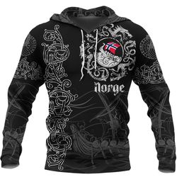 viking hoodie viking drakkar norway, all over print hoodie zip hoodie fleece hoodi 3d, vikings tattoo hoodie 3d ka165