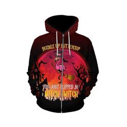 buckle up buttercup flamingo hallowee, all over print hoodie zip hoodie fleece hoodie 3d, vikings tattoo hoodie 3d ka903