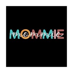 mommie retro mother day embroidery design