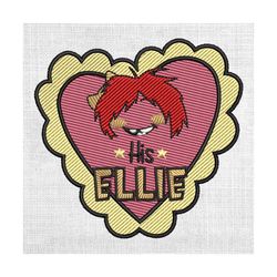 his ellie up movie couple matching embroidery