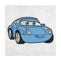 disney pixar cars sally carrera couple matching embroidery