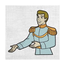 disney prince charming couple matching embroidery