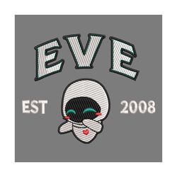 pixar robot eve est 2008 design embroidery