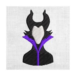 disney villain maleficent witch design embroidery