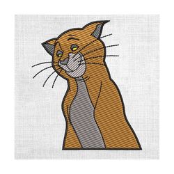 thomas o'malley aristocats couple matching embroidery