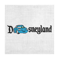 disneyland pixar cars sally carrera embroidery design