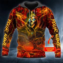 skeleton holding book heroes skull custom 3d hoodie, all over print hoodie unisex