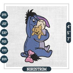 disney cartoon eeyore the donkey embroidery