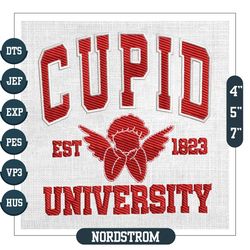 little cupid university est 1823 embroidery