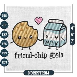 friendchip goals milk valentine couple embroidery