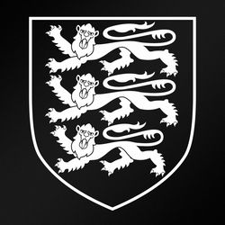 three lions royal arms of england crest symbol vinyl decal sticker