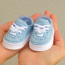 crochet baby shoes pattern, baby girl boy booties 4 sizes, baby shower gift sneakers, pregnancy gift idea, diy newborn