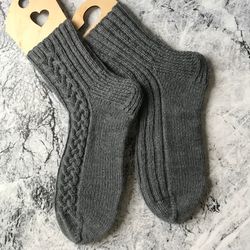 unisex knitted wool socks