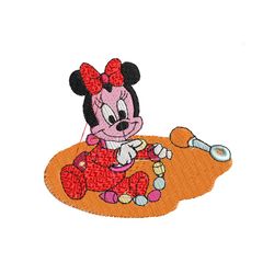 baby minnie mouse embroidery