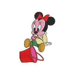 little baby minnie mouse embroidery