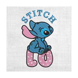 disney alien dog stitch love matching couple embroidery
