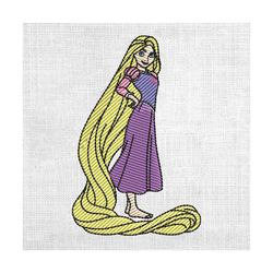 tangled princess rapunzel disney couple matching embroidery