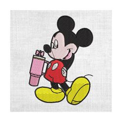 mickey mouse stanley cup design embroidery