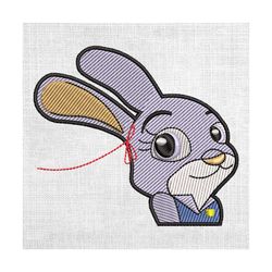 judy hopps zootopia couple matching embroidery