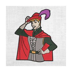 sleeping beauty prince phillip couple matching embroidery