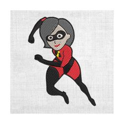 the incredible one mom elastigirl embroidery