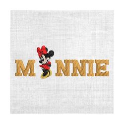 minnie disney magic mouse design embroidery