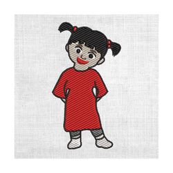 little girl boo disney monster inc embroidery