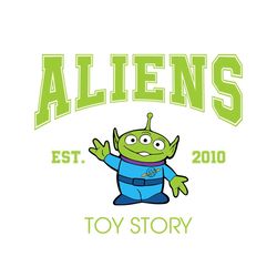 toy story little green aliens est 2010 svg