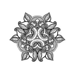 mandala pattern happy mother day svg