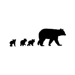 mama of the bear kids svg