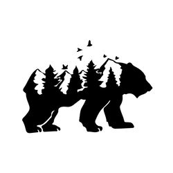 mama mountain bear mother day svg
