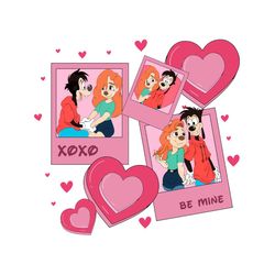 xoxo love max and roxanne be mine valentines png