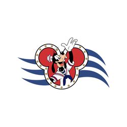 sailor goofy dog disney cruise line logo png