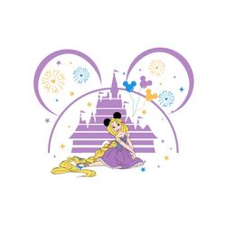 mickey magic kingdom princess rapunzel png