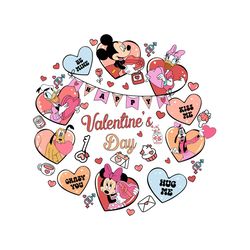 valentine day love sayings mickey friends png