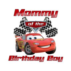 lightning mcqueen mommy of the birthday boy png