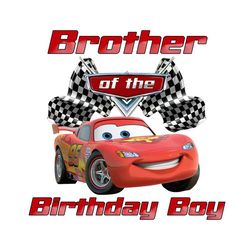 lightning mcqueen brother of the birthday boy png