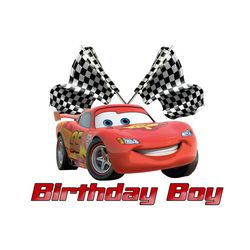 lightning mcqueen cars birthday boy png