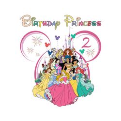 disney mouse happy 2nd birthday princess png