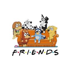 bluey friends sofa png