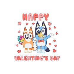 bluey bingo couple happy valentine day png