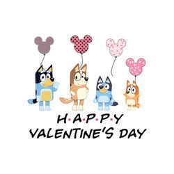 bluey family happy valentine day png