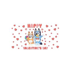 bluey and bingo happy valentine day png