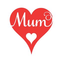 mum love mother day heart png
