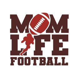 mom life football sport mother day png