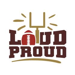 loud proud football mother day png
